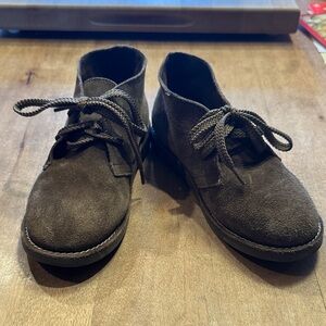 J. Crew Kids Boys Size 2 Brown Suede Dress Shoes